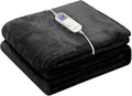 Wapaneus Foot Pocket Heated Blanket Electric Throw by Wapaneus