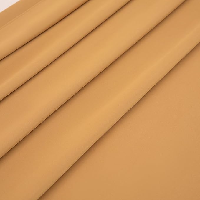 Twin Flat Sheet Only，66x96Inch Light Brown - Image 4