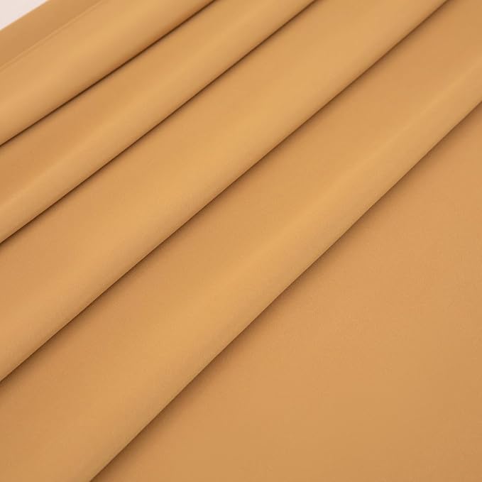Full Flat Sheet Only， 80x96Inch Light Brown - Image 4