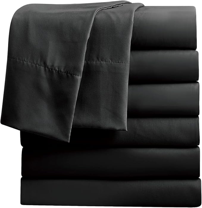 FreshCulture King Flat Sheets Only, Soft Microfiber Bedding Sheets by FreshCulture