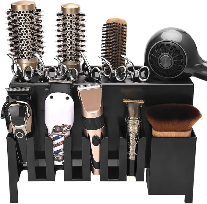 Hair Dryer Holder, Versatile Station Organizer by WelcometoBarberTop