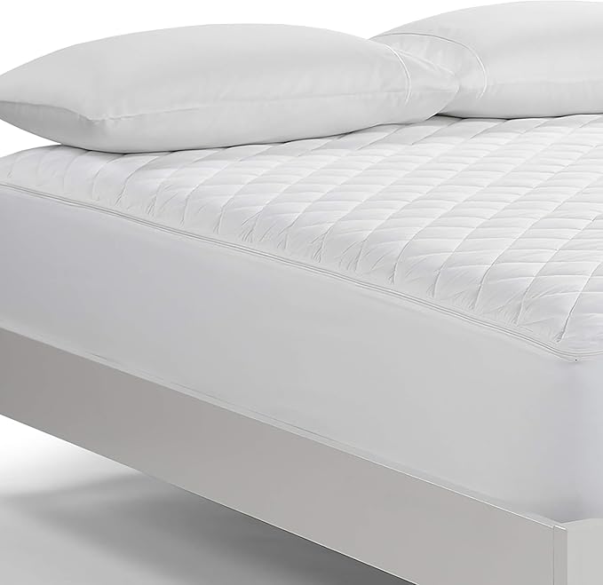 Serta Air Dry Extra Comfort Plus 100% Cotton Fabric Quilted Mattress Pad - Image 3