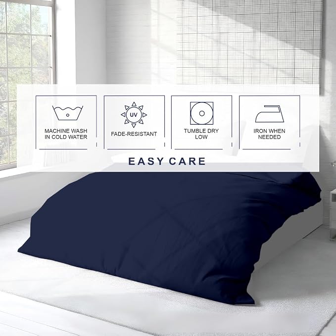 Kotton Culture 1 Pc Duvet Cover Queen Size/Full Size-100% Egyptian Cotton 600 - Image 6