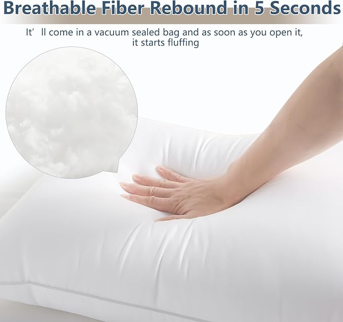 CozyLux Soft Supportive Bed Pillows - Image 5