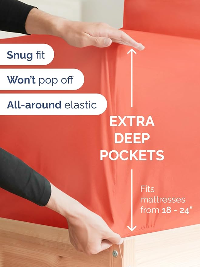 Extra Deep Queen Fitted Sheet - Image 2