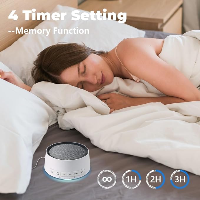 Sound Machine Night Light White Noise Machine - Image 5