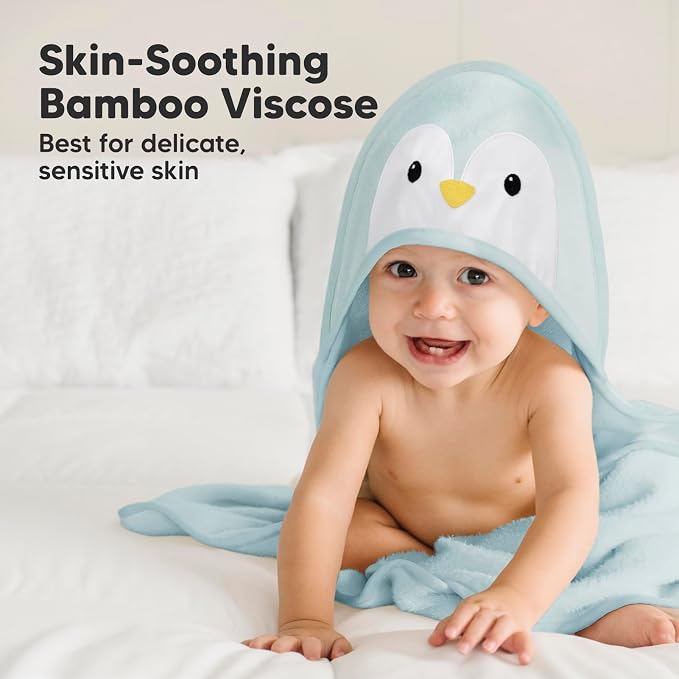 KeaBabies Hooded Baby Towel for Newborn - Image 3