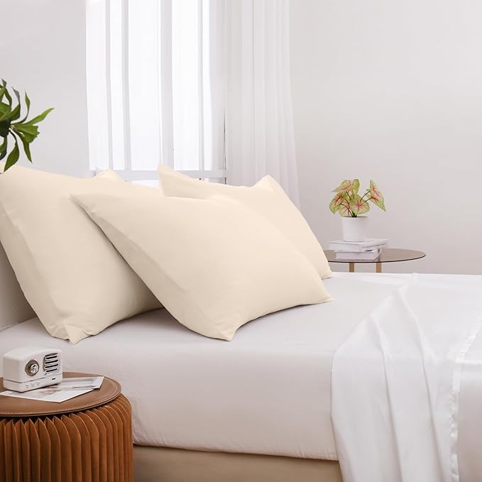 Pillowcases King 4 Pack, 20x36 Pillow Cases - Image 2