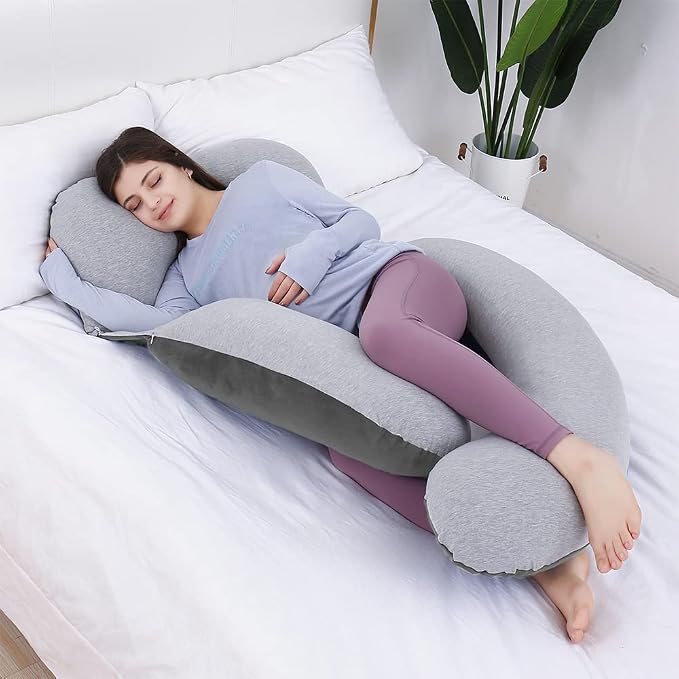 AS AWESLING 60in Full Body Pillow | Nursing, Maternity and Pregnancy Pillow | - Image 8