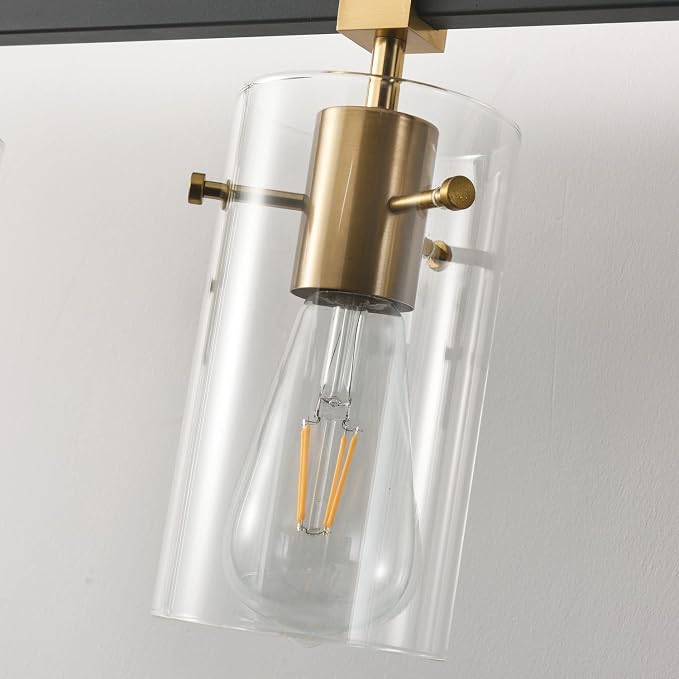 SOLFART 40.1 inch Vintage Brass Bathroom Vanity Light fixtures Bathroom Wall - Image 4