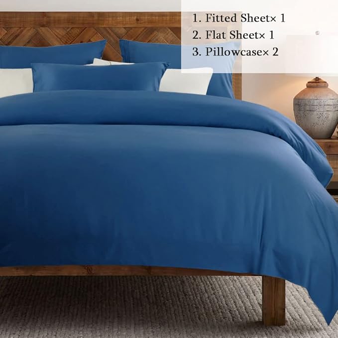 SONORO KATE Bed Sheet Set Super Soft Microfiber 1800 Thread Count Luxury - Image 2