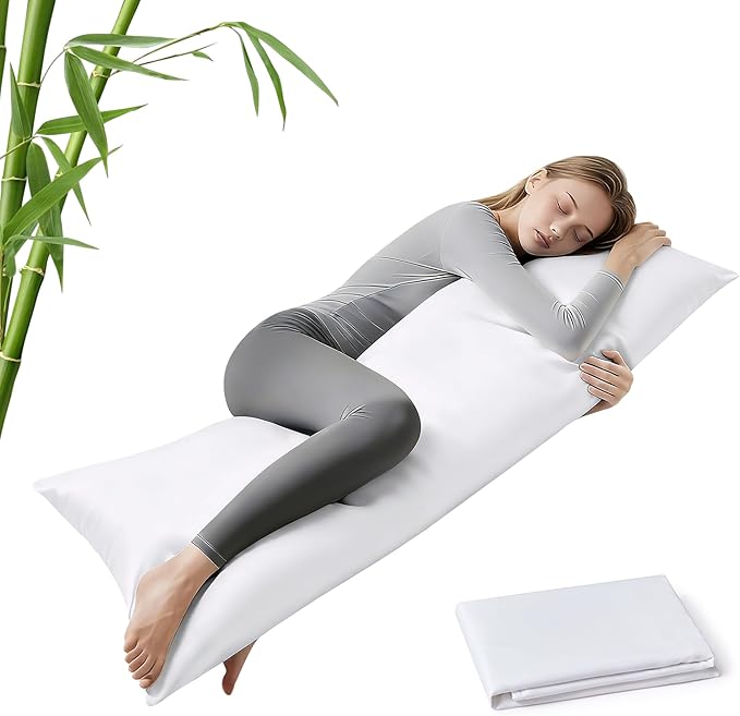 MR&HM Cooling Body Pillow Case 20"x54", Body Pillow Cover by MRHM