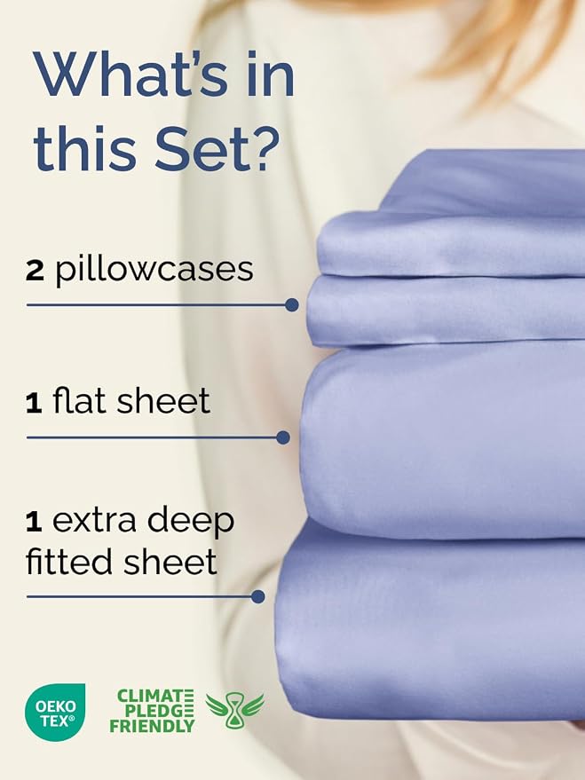 Extra Deep Twin Sheet Set - Image 2