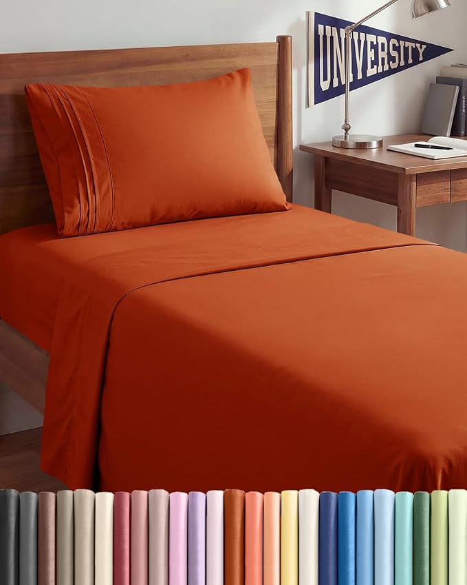 Twin XL Size 3 Piece Sheet Set by CGKUnlimited