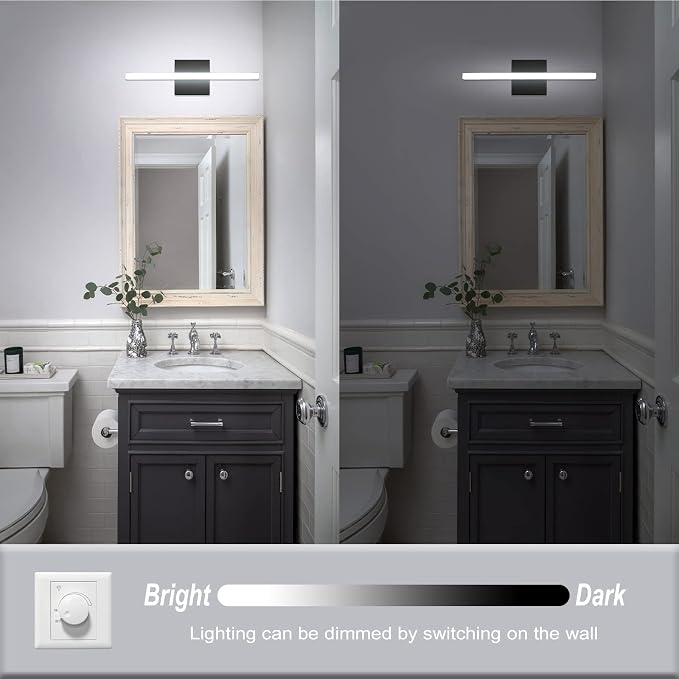 Combuh LED Bathroom Vanity Light Bar Dimmable IP44 Over Mirror Lighting Fixture - Image 2