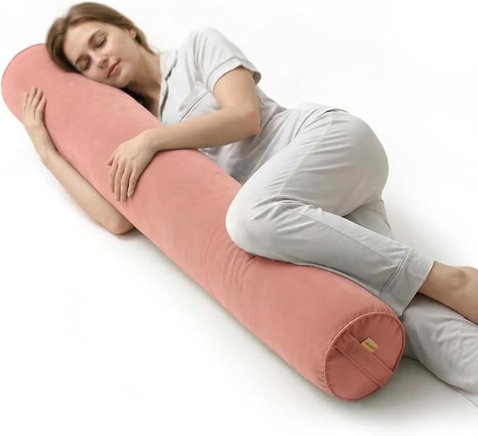 Body Pillow for Adults, Long Round Pillow, Big Cylindrical Pillow, Large Full by Ailuteie