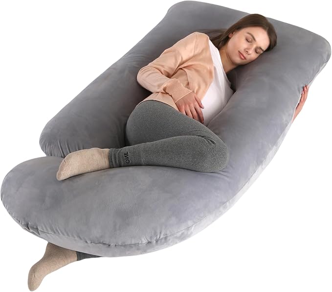 ALLOPERA Pregnancy Pillow, Full Body Maternity Pillow 57 inch, by Unknown