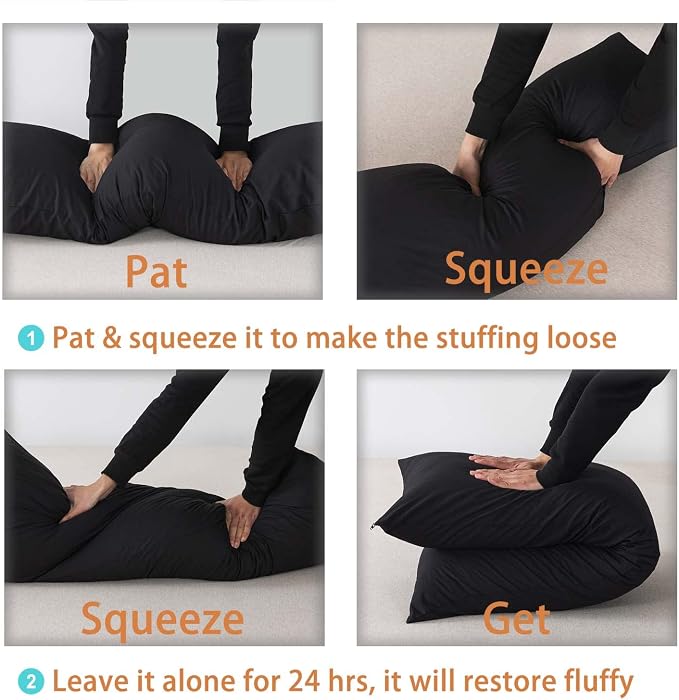 WhatsBedding Memory Foam Body Pillow - Image 6