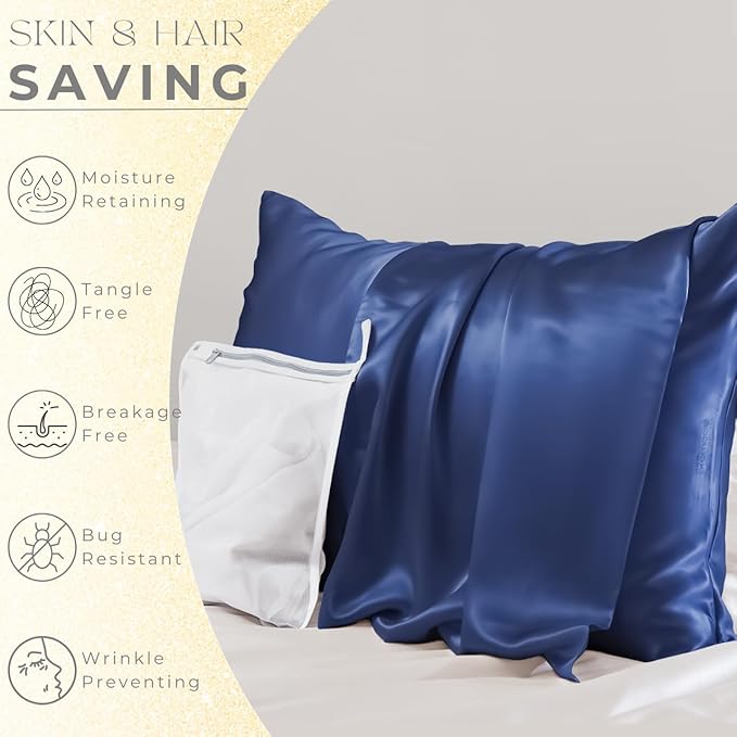 PROMEED 23 Momme Silk Pillowcase 2 Pack - Image 3