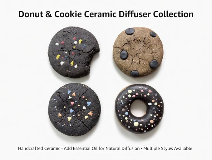Handmade Ceramic Cookie Shape Passive Diffuser - Image 7