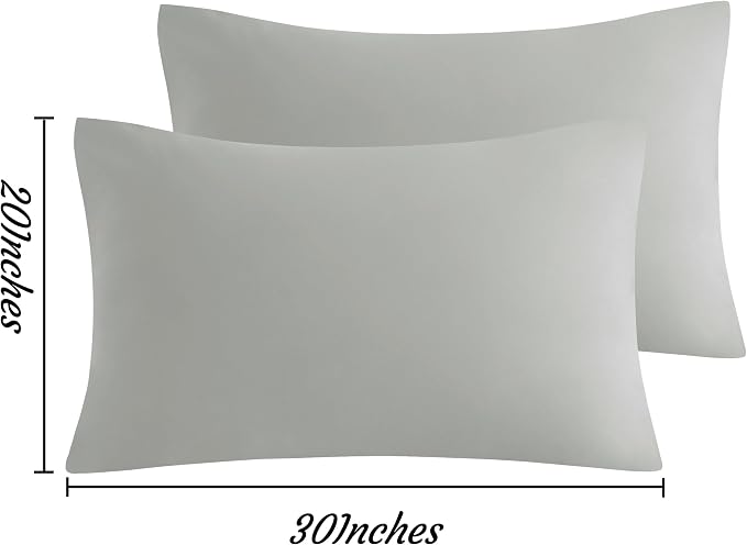 NTBAY Queen Pillow Cases Set of 2, 2 Pack Brushed Microfiber 20x30 Pillow Cases - Image 4