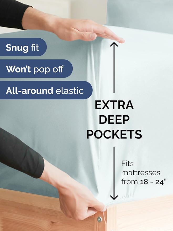 Extra Deep Split King Sheet Set - Image 3