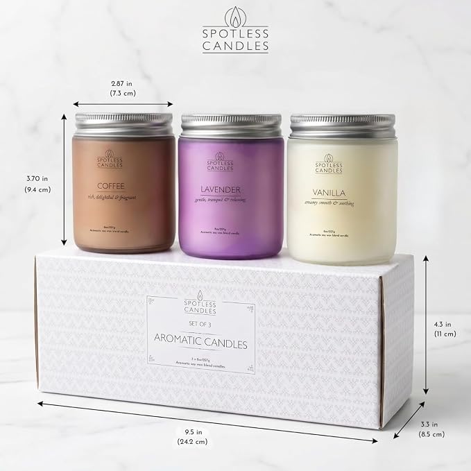 Aromatic Candles Three Pack - Image 3