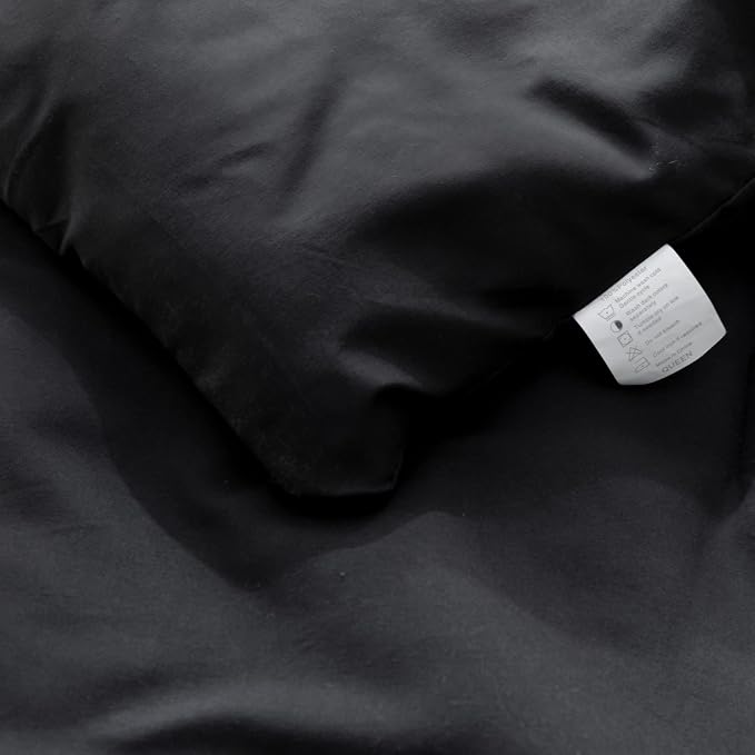 ROSGONIA King Size Comforter Set Black, All Season Bedding Lightweight - Image 9