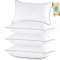 JOLLYVOGUE Pillows King Size Set of 4, Washable Supportive Bed Pillows by JOLLYVOGUE