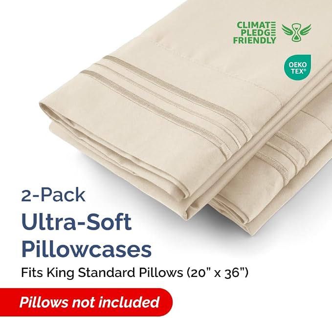 King Standard Pillow Cases Set of 2 - Image 2