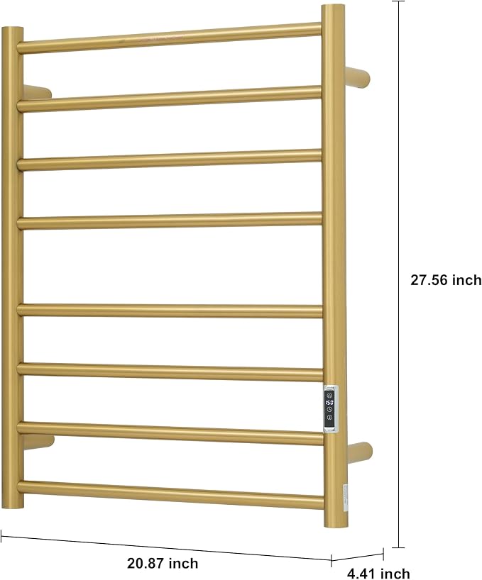 Heated Towel Racks for Bathroom, Wall Mounted Electric Towel Warmer Racks - Image 4