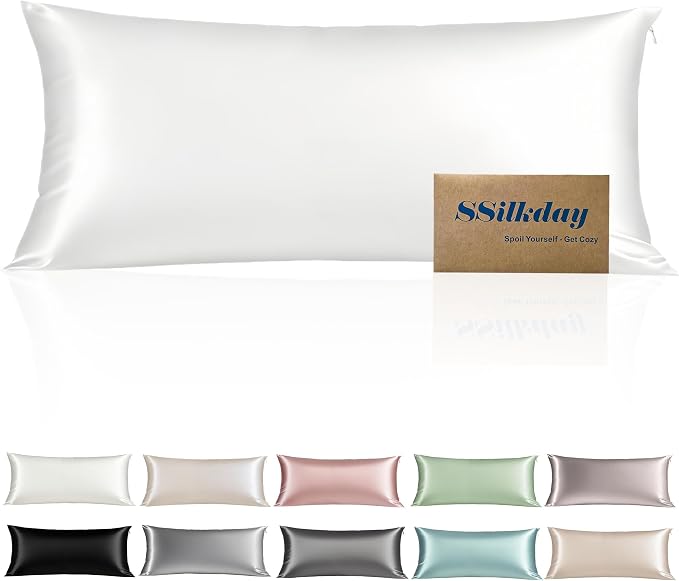 Mulberry Silk Body Pillow Pillowcase by Unknown