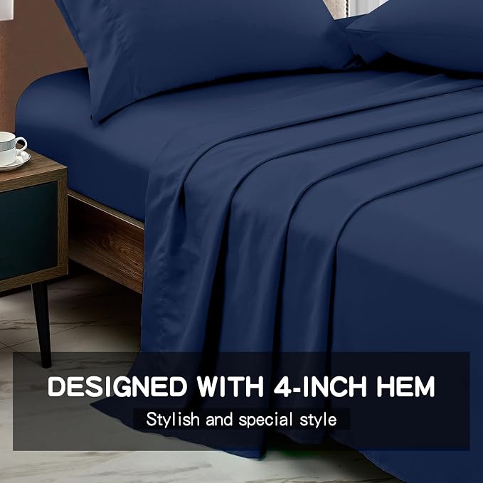 FreshCulture Queen Flat Sheets Only 2 Pack - Image 2