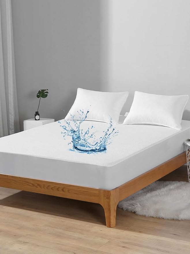 Bedecor Full Waterproof Mattress Protector, Pee and Bed Wetting Protection Cover - Image 2