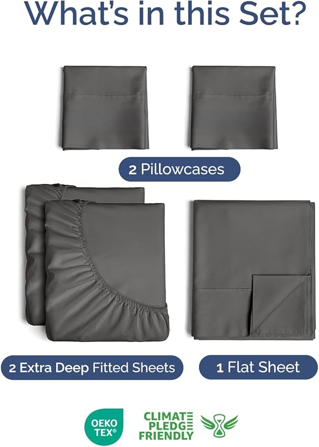 Extra Deep Split King Sheet Set - Image 2