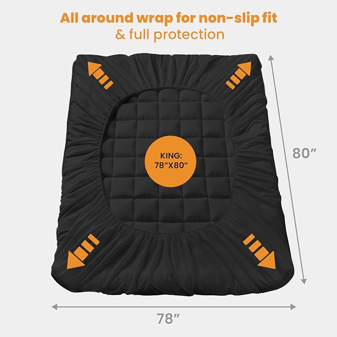 MATBEBY King Size Mattress Pad - Image 5