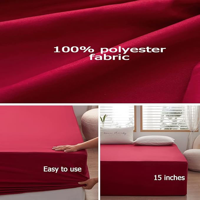 Bedding King Size Fitted Sheet Only - Image 3
