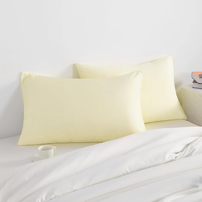 NTBAY King Pillow Cases Set of 2, 2 Pack Brushed Microfiber 20x36 Pillow Cases - Image 2