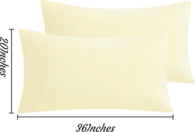 NTBAY King Pillow Cases Set of 2, 2 Pack Brushed Microfiber 20x36 Pillow Cases - Image 3