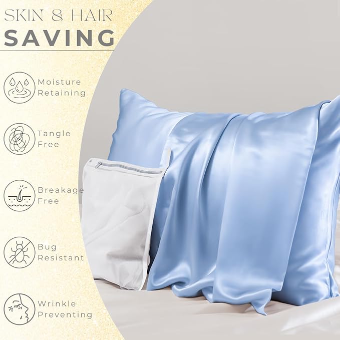PROMEED 23 Momme Silk Toddler Pillowcase 2 Pack - Image 3