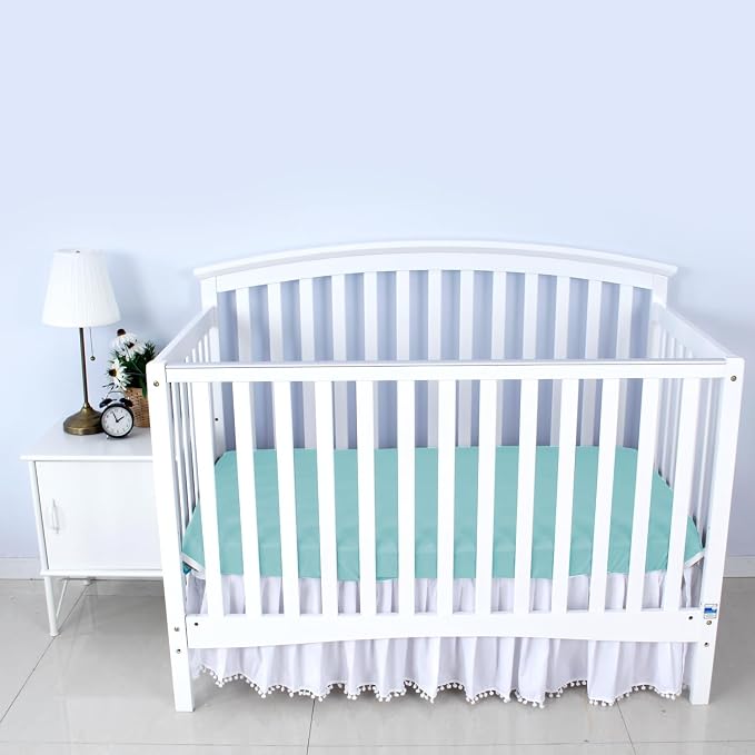 Biloban Crib Sheets Fitted, 2 Pack Crib Sheet Fits - Image 3