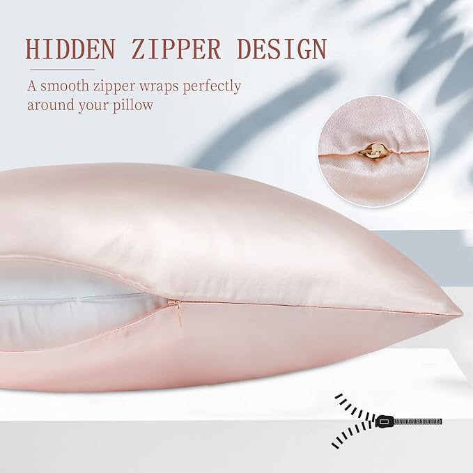 OLESILK Silk Body Pillowcase 20x54 Zippered: 100% Mulberry Silk - Image 6