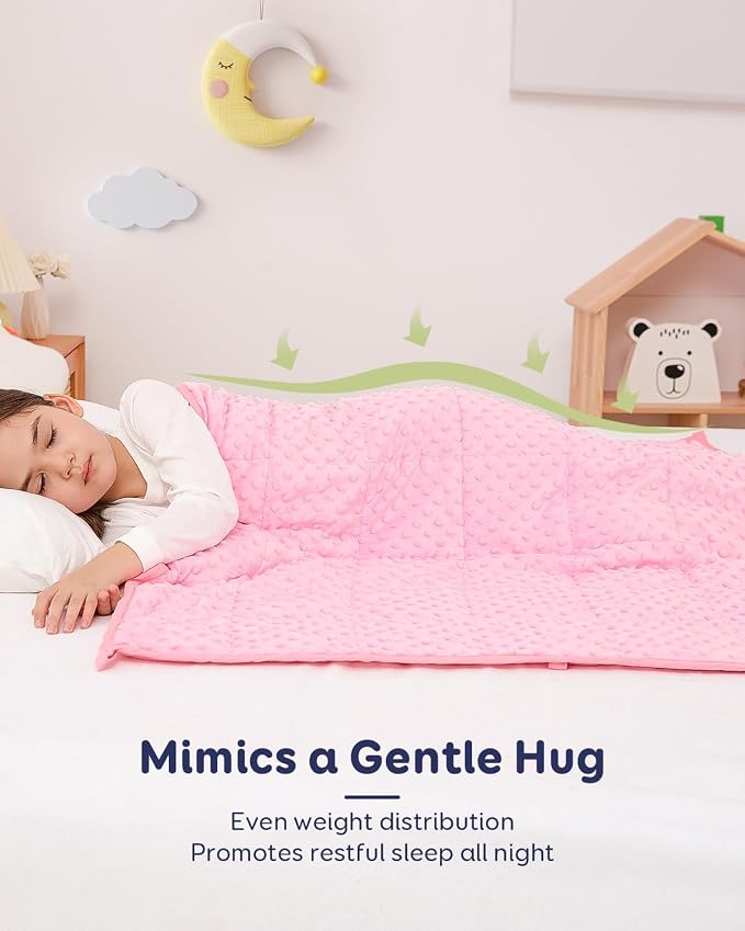 Kivik Weighted Blanket 3 lbs, 36 x 48 Inches, Soft & Cooling, Machine Washable - Image 2