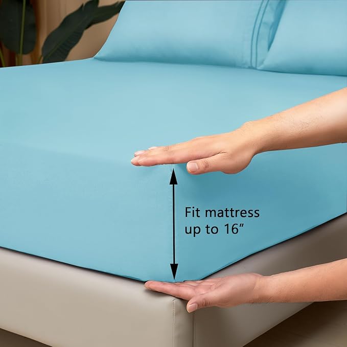 Mejoroom California King Size Sheet Set - Image 3