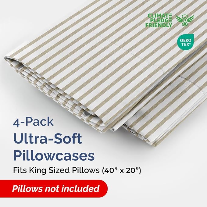 King Pillow Cases Set of 4 - Image 2