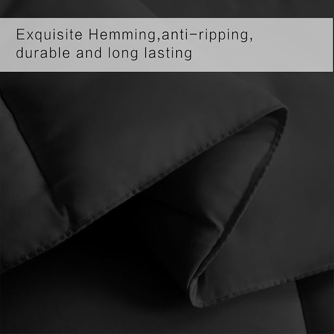 COHOME Premium King Size Comforter, All-Season Quilted Down Alternative Duvet - Image 4
