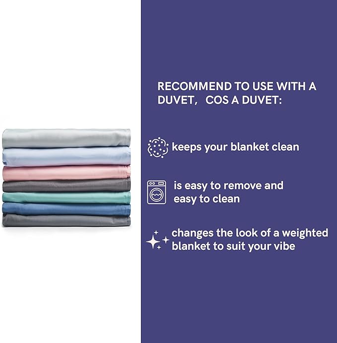 YnM 17lbs Weighted Blanket for Adults, Cotton Heavy Bed Throw Blanket - Image 9