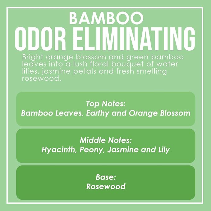 Bamboo Odor Eliminating Highly Fragranced Candle - Image 5