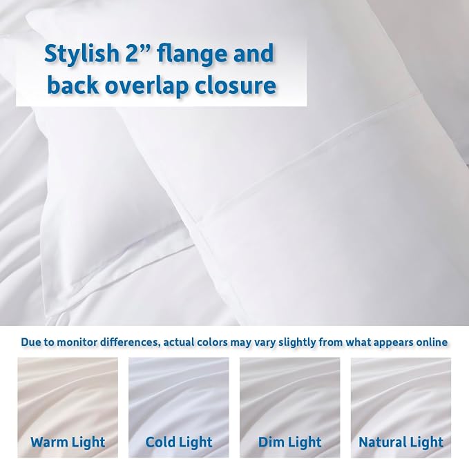 Nestl White California King Duvet Cover Sets - Image 8