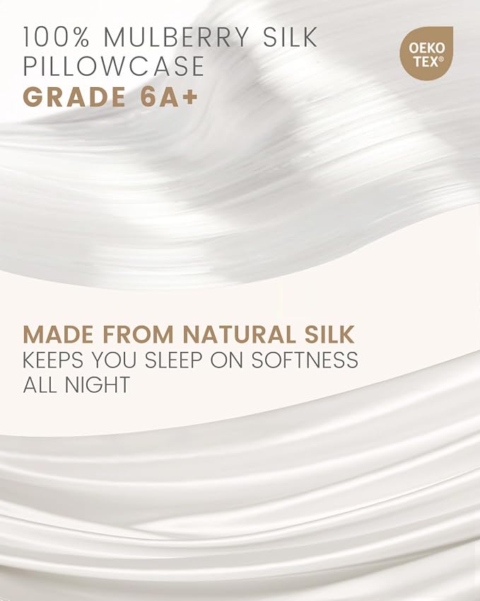THXSILK 100% Mulberry Silk Pillowcase - Image 2
